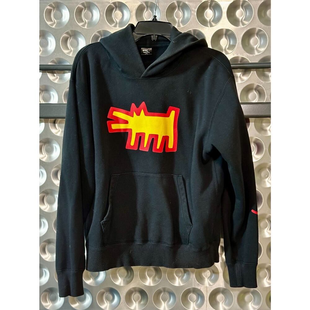 Keith Haring Dog Hoodie | Size Small | Uniqlo MoMA SPRZ NY | Rare